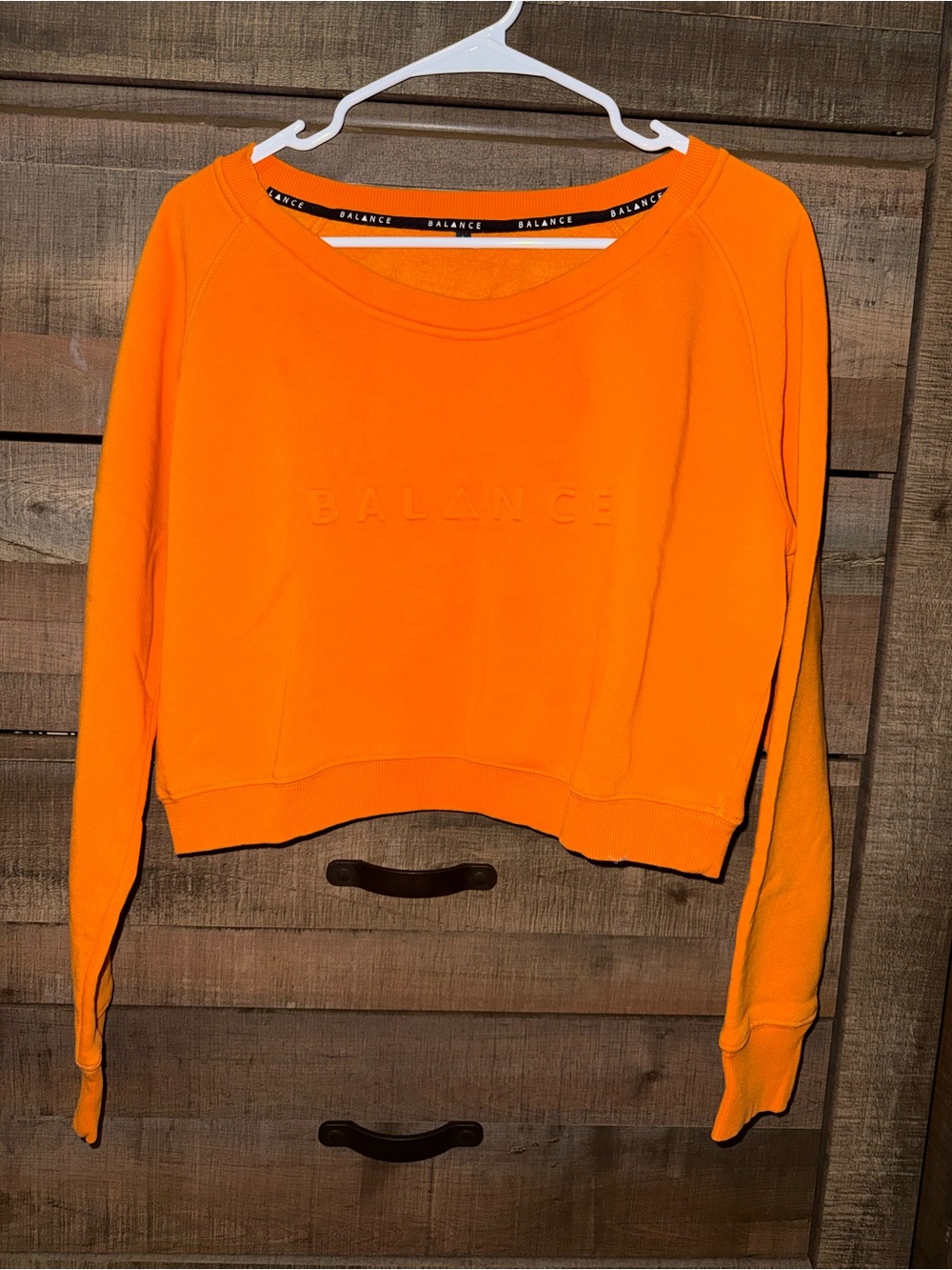 Orange Balance Athletica Women's Cropped Sweatshirt